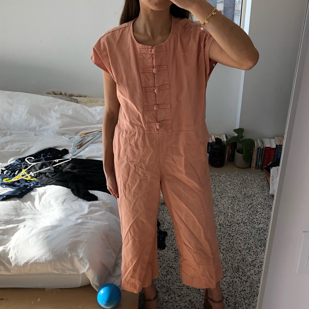 Salmon Pink Madewell Jumpsuit Size S/M